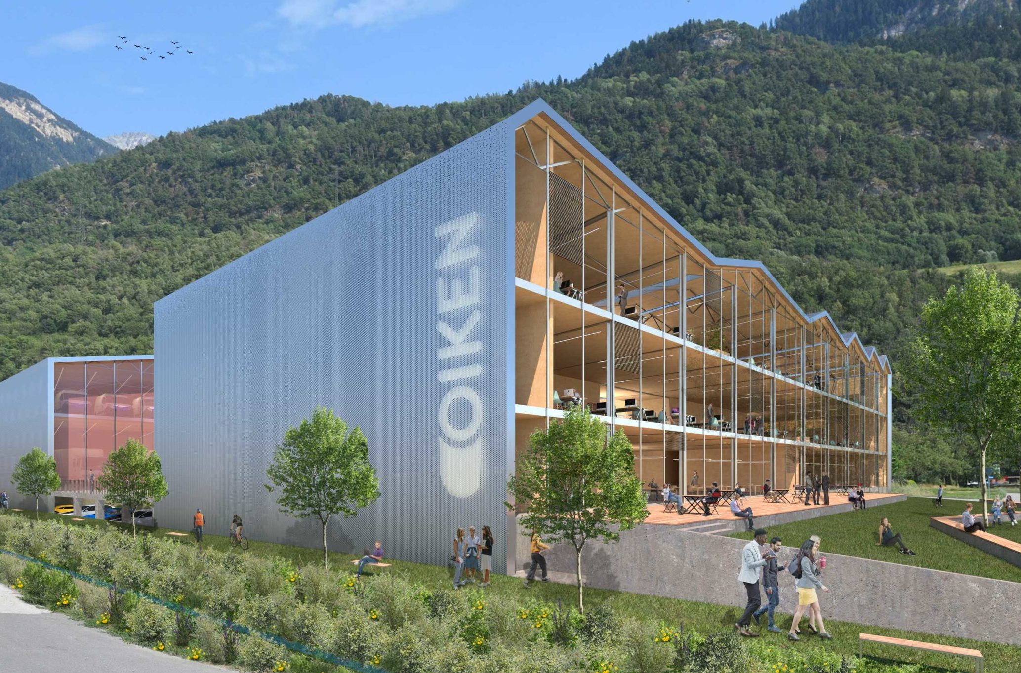 concours- d'architecture pour le nouveau centre technique et logistique - Oiken - image